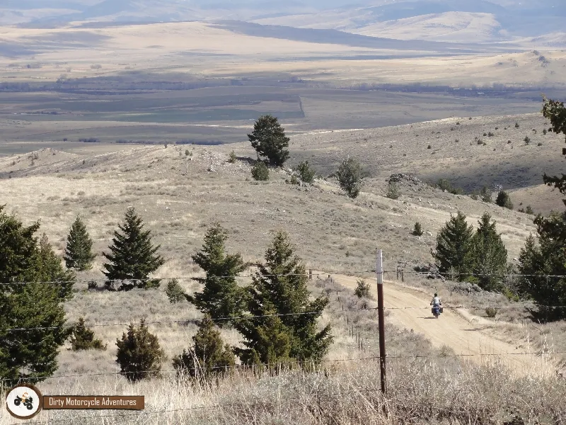 Montana motorcycle ride KLR 650