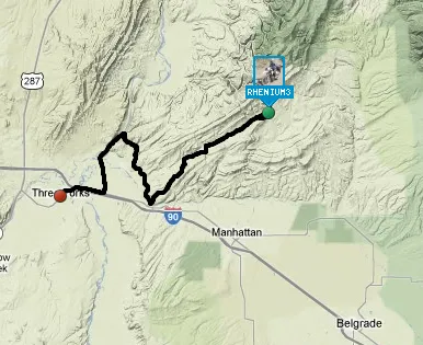 Horseshoe Hill Map
