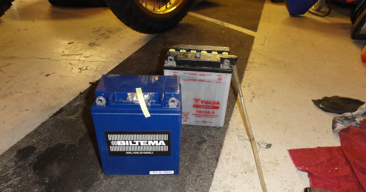 Gel Battery Upgrade for the Transalp