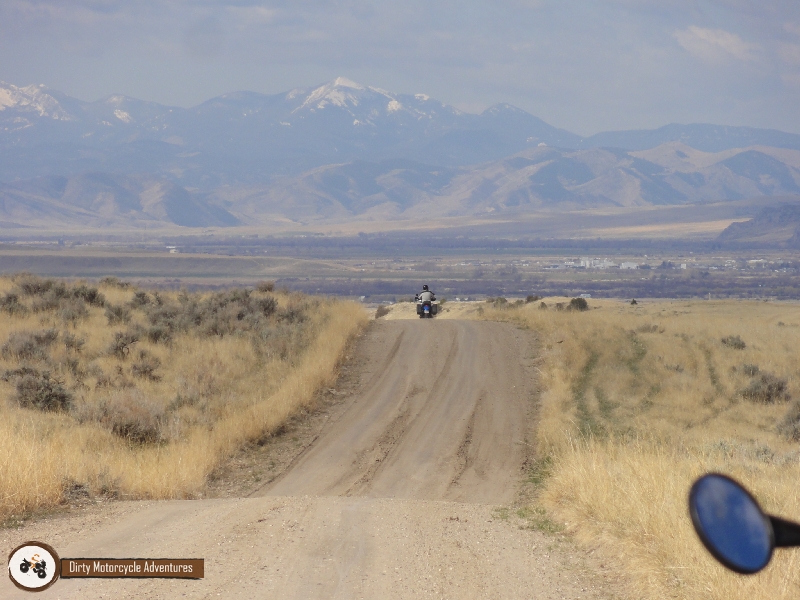Montana mountain motorcycle ride